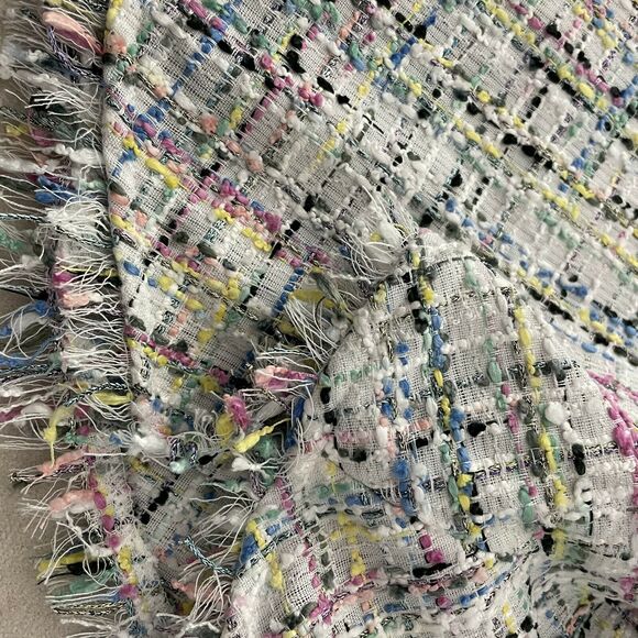 Worthington NWT Pastel Tweed Midi A-Line Skirt Size 4P Fully Lined Back Zip - Picture 8 of 11